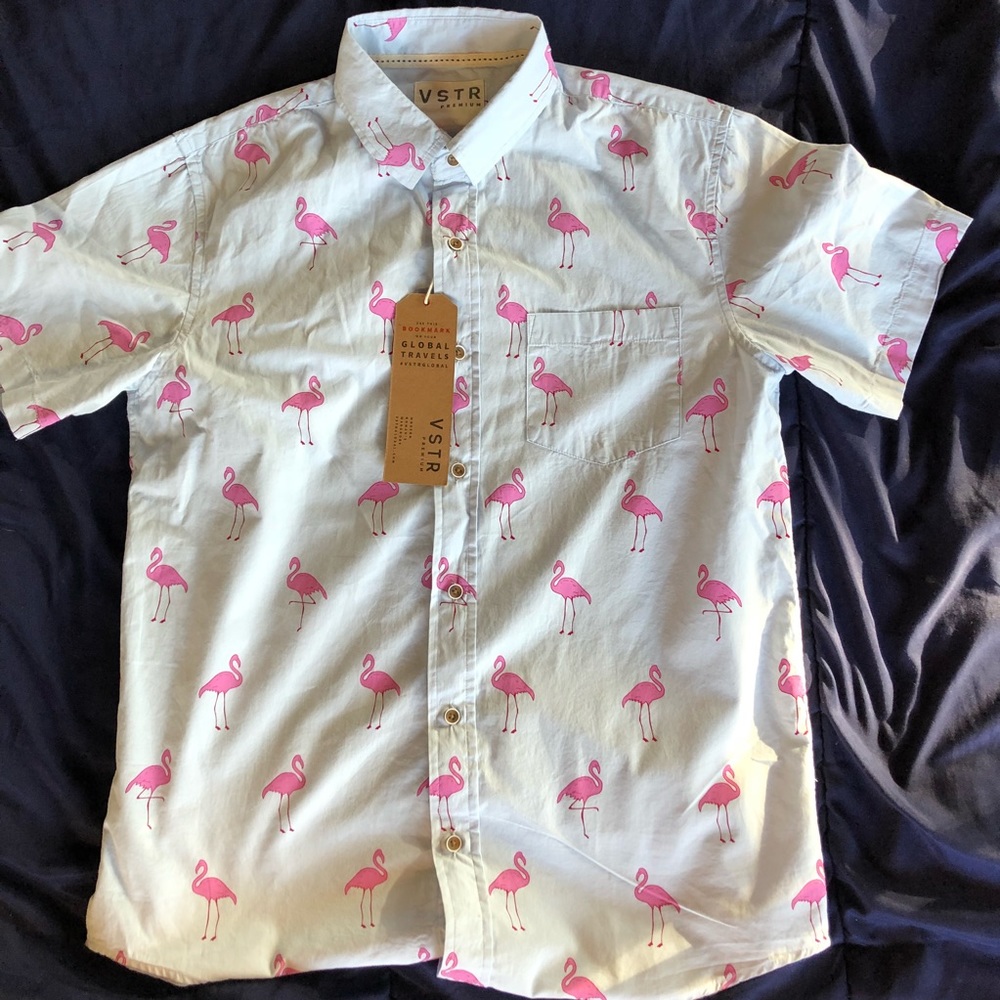 VSTR FLAMINGO BUTTON UP